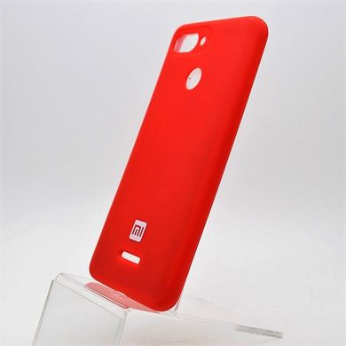Матовий чохол New Silicon Cover для Xiaomi Redmi 6 Red Copy