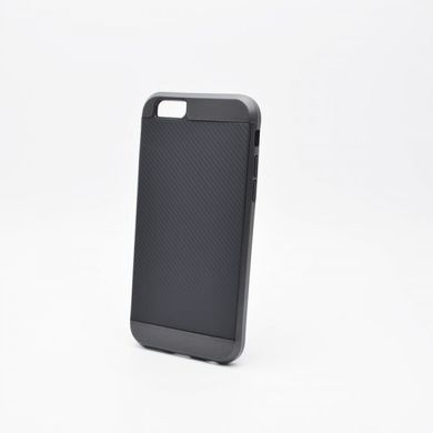 Чохол силікон iPaky Carbon for iPhone 6G/6S Black