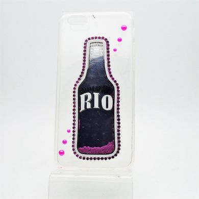 Чохол силікон CMA Bottle RIO iPhone 6/6s Pink