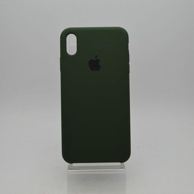 Чохол накладка Silicon Case для iPhone XS Max 6.5" Dark Olive (C)