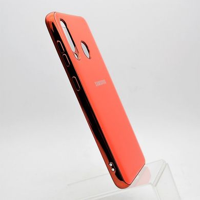 Чохол глянцевий з логотипом Glossy Silicon Case для Samsung A6060 Galaxy A60 Orange