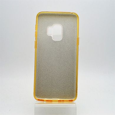 Чехол силиконовый с блестками TWINS для Samsung G960 Galaxy S9 Gold