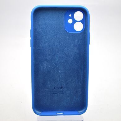 Силіконовий чохол накладка Silicon Case Full Camera для iPhone 11 Mediterranean Blue
