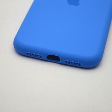 Силіконовий чохол накладка Silicon Case Full Camera для iPhone 11 Mediterranean Blue