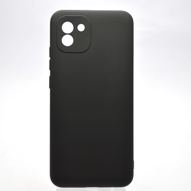 Чехол накладка Silicon Case Full Camera для Samsung A035 Galaxy A03 Black