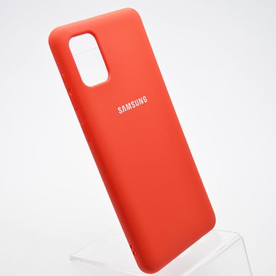 Чехол накладка Silicon Case Full cover для Samsung A315 Galaxy A31 Red/Красный