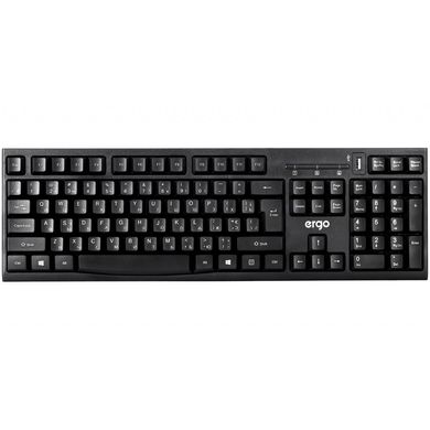 Дротова клавіатура ERGO K-280HUB Black