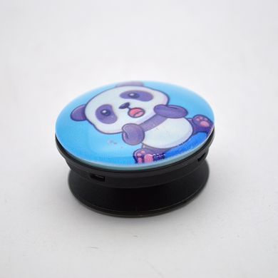 Універсальний тримач для телефона PopSocket (попсокет) Glass 3D Pandy No17