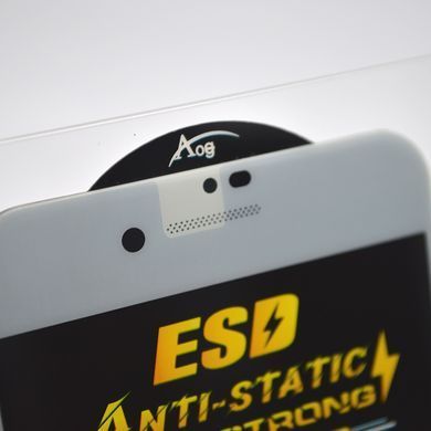Захисне скло Four Strong Anti-Static HD з сіточкою спікера iPhone 6/6s/7/8/SE 2/SE 3 White (тех.пак)