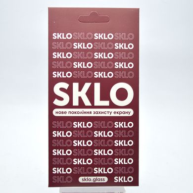Защитное стекло SKLO 3D для Xiaomi Redmi 10C/Poco C40/Redmi 12C Black/Черная рамка