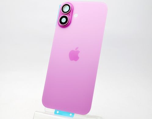 Задня кришка зі склом камери Apple iPhone 16 Plus Pink Original (Рожевий)