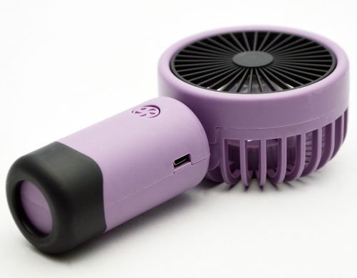 Портативний вентилятор MiniFan Model 125 250 mAh Purple-Black (Фіолетово-чорний)