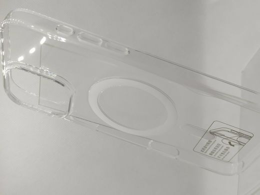 Чохол накладка з MagSafe та Splash Screen Clear Case для Apple iPhone 16 Pro Max Transparent (Прозорий)