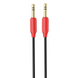 Аудио-кабель (переходник) AUX stereo cable Hoco UPA11 (3.5mm-3.5mm) 1m Black-Red