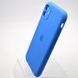 Силіконовий чохол накладка Silicon Case Full Camera для iPhone 11 Mediterranean Blue