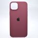 Чехол накладка Silicone Case Full Cover для iPhone 14 Бордовый