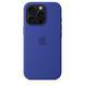 Чехол накладка Silicon Case с MagSafe Splash Screen для Apple iPhone 16 Pro Ultramarine (Ярко-синий)