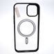 Чохол накладка з MagSafe Clear Case Magnetic для Apple iPhone 12 Pro Black
