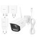Вулична IP Smart камера Hoco D4 Outdoor HD Camera IP65 FHD White