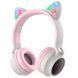 Великі безпровідні навушники з котячими вушками (Bluetooth) Hoco W27 Cat ear Gray (Сірі)
