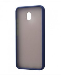 Чехол с полупрозрачной задней крышкой Matte Color Case TPU для Xiaomi Redmi 8A Blue