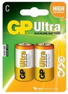 Батарейка GP Ultra 14AUP LR14 size C 1.5V