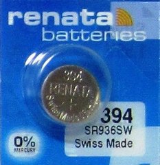 Батарейка Renata 394 SR936SW 1.55V