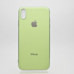 Чехол накладка Matte Silicone Case for iPhone XS Max 6.5'' Light Green