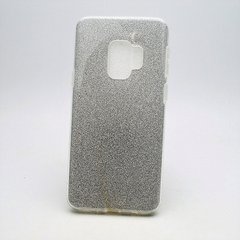 Чехол силиконовый с блестками TWINS для Samsung G960 Galaxy S9 Silver