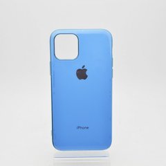 Чохол глянцевий з логотипом Glossy Silicon Case для Apple iPhone 11 Blue
