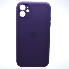 Силиконовый чехол накладка Silicon Case Full Camera для iPhone 11 Amethyst
