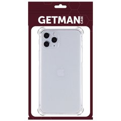 Силиконовый прозрачный чехол накладка TPU WXD Getman для iPhone 11 Pro Transparent/Прозрачный
