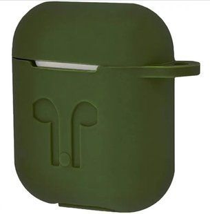 Чехол накладка Silicon Case для AirPods 1/2 Khaki