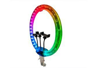 Кольцевая лампа RGB 3D-45 120 Lights 45см 18" с держателем для телефона