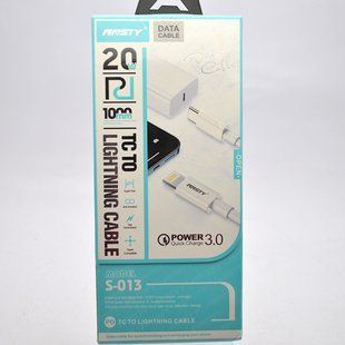 Кабель ANSTY S-013 Type-C to Lightning 20W 1M White