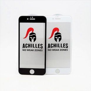 Защитное стекло Achilles на iPhone 6/6S Black