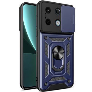 Чохол накладка Armor Case CamShield для Xiaomi Redmi Note 13 Pro 4G/Poco M6 4G Blue (Синій)
