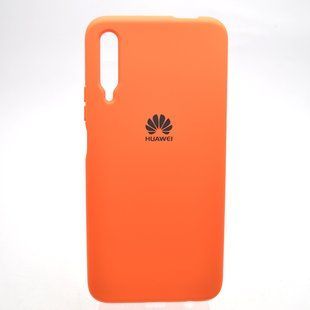 Чехол накладка Silicon Case Full Cover для для Huawei P Smart Pro Orange