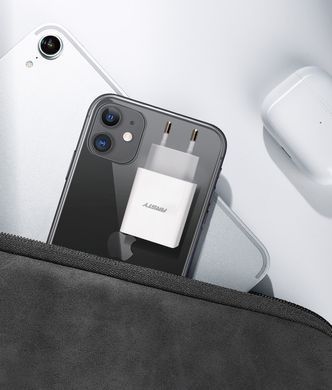 Мережевий зарядний пристрій ANSTY C-005 2.4A 1 USB Білий