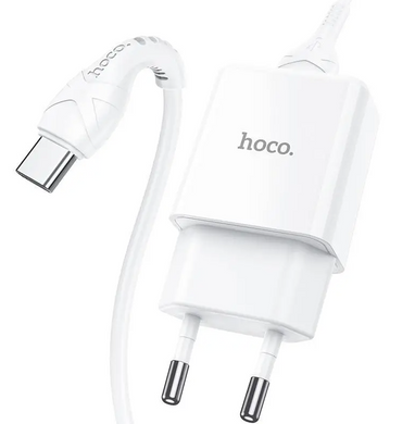 Зарядний пристрій Hoco N9 Especial 1 USB 2.1A з кабелем Type-C White