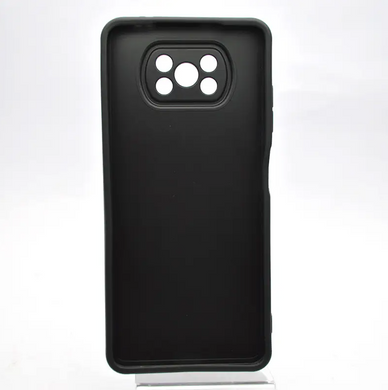 Чехол защитный силиконовый Matte Lux Full Camera для Xiaomi Poco X3 Черный