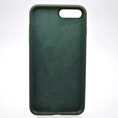 Чехол накладка Silicon Case Full Cover для Apple iPhone 7 Plus Cyprus Green (Темно-зеленый)