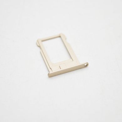 Держатель (лоток) для SIM карты iPhone 5S Gold Оригинал Б/У