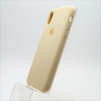 Чехол накладка Silicon Case for iPhone X/iPhone XS 5,8" Beige (10) Copy