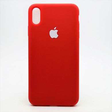 Матовый чехол New Silicon Cover для iPhone XS Max 6.5" Red (C)
