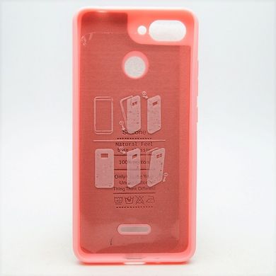 Матовый чехол New Silicon Cover для Xiaomi Redmi 6 Pink Copy