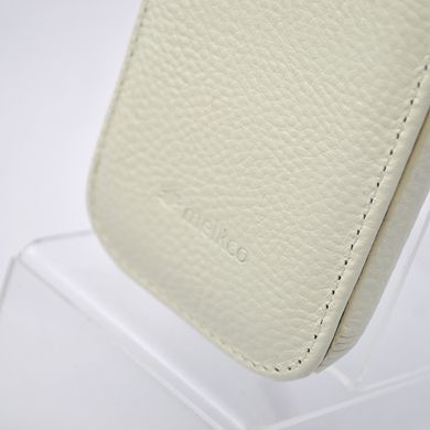 Кожаный чехол флип Melkco Jacka leather case for Samsung i8190 White