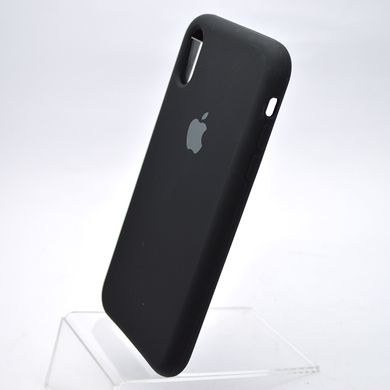 Чехол накладка Silicon Case для iPhone Xr Black/Черный