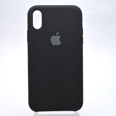 Чехол накладка Silicon Case для iPhone Xr Black/Черный