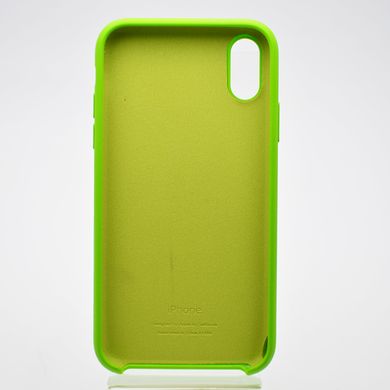 Чохол накладка Silicon Case для iPhone Xr Green/Салатовий